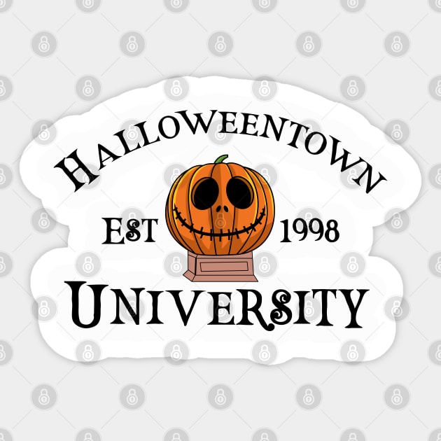 HalloweenTown University Sticker by Hija de Marte Tarot